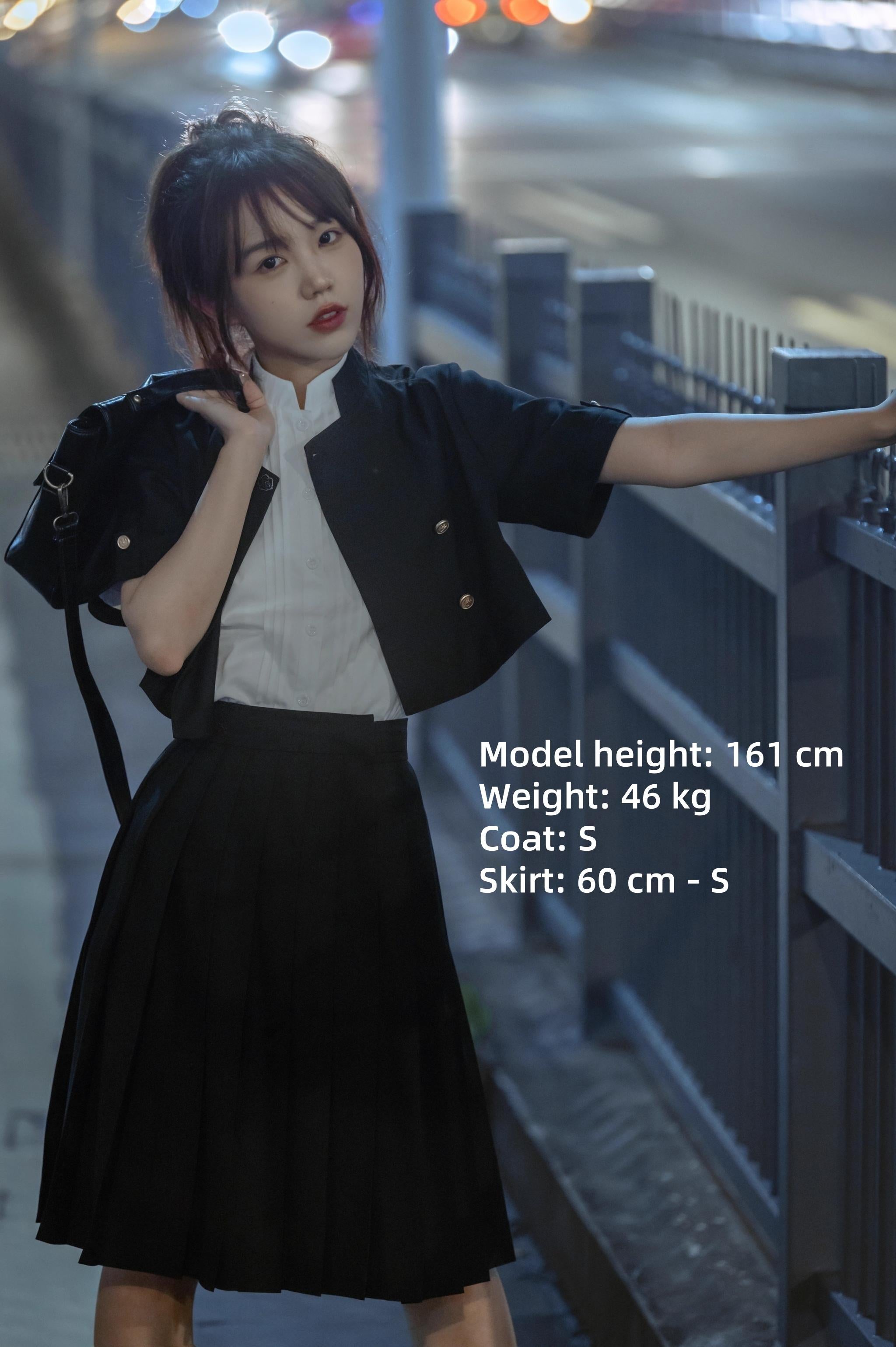 Jirai Kei uniform set size range XS to XXL modular styling possibilities creative expression