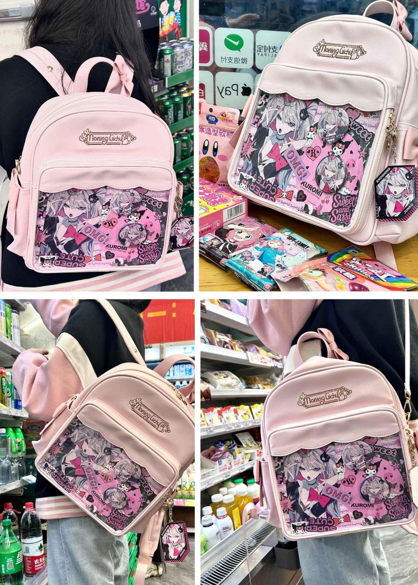 Jirai Kei style transparent backpack community collection coordination fellow anime fans connection
