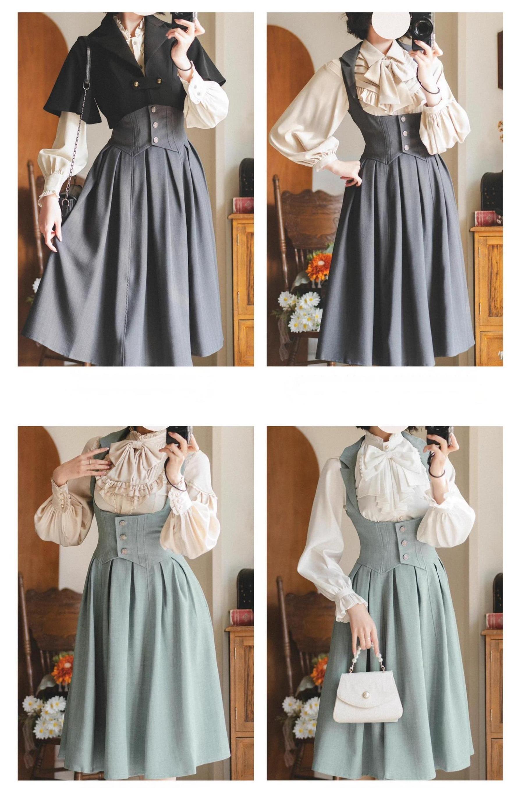 Vintage Lolita corset dress care instructions laundry bag machine wash color preservation