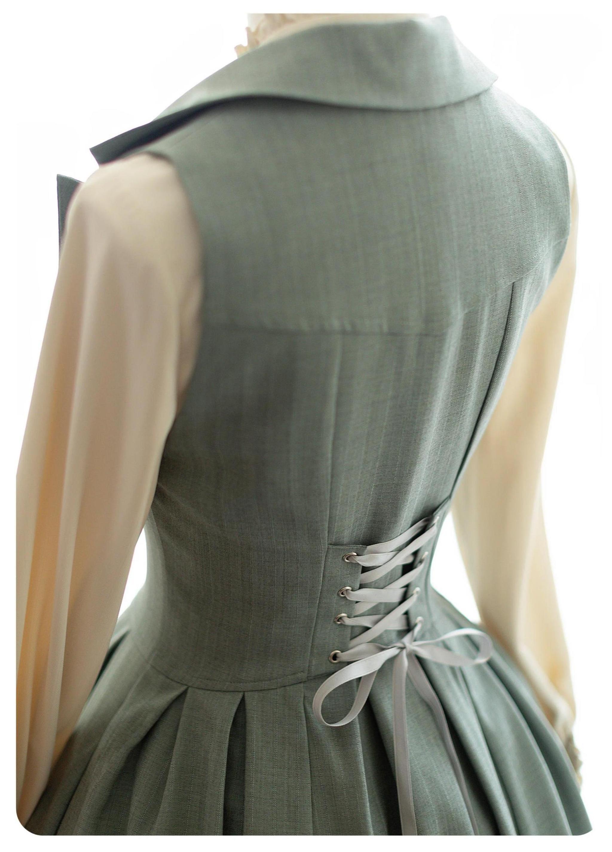Classic Lolita dress fabric detail polyester spandex blend durable shape-retaining quality material