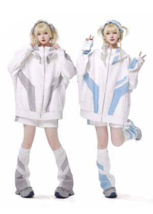 Tenshi Kaiwai Hooded Sportwear Coat Set