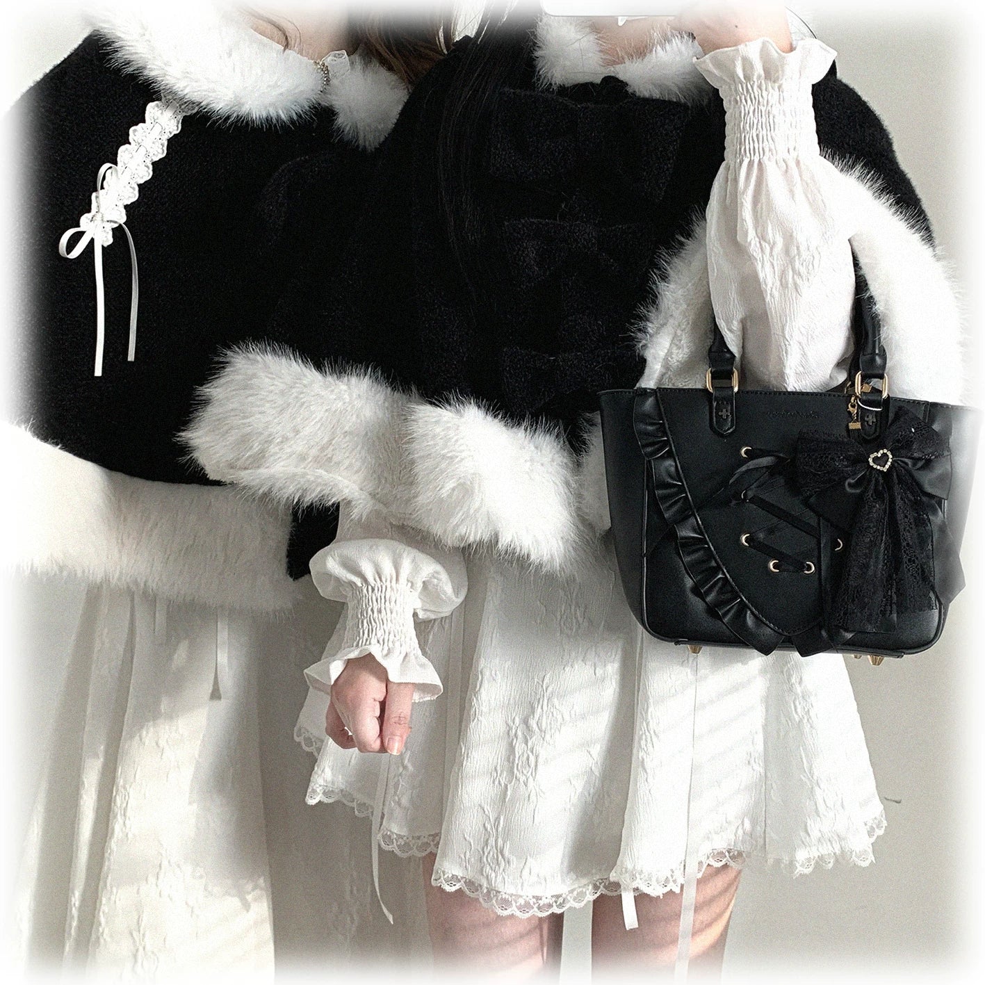 Jirai Kei bunny ear winter cape makeup artistry coordination showing recommended makeup styles and color palettes
