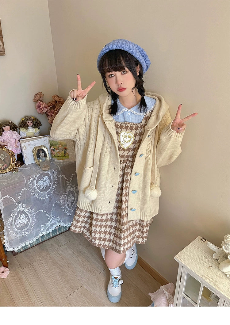 Kawaii Oversized Cardigan Sweater Coat Multicolor - Image 55