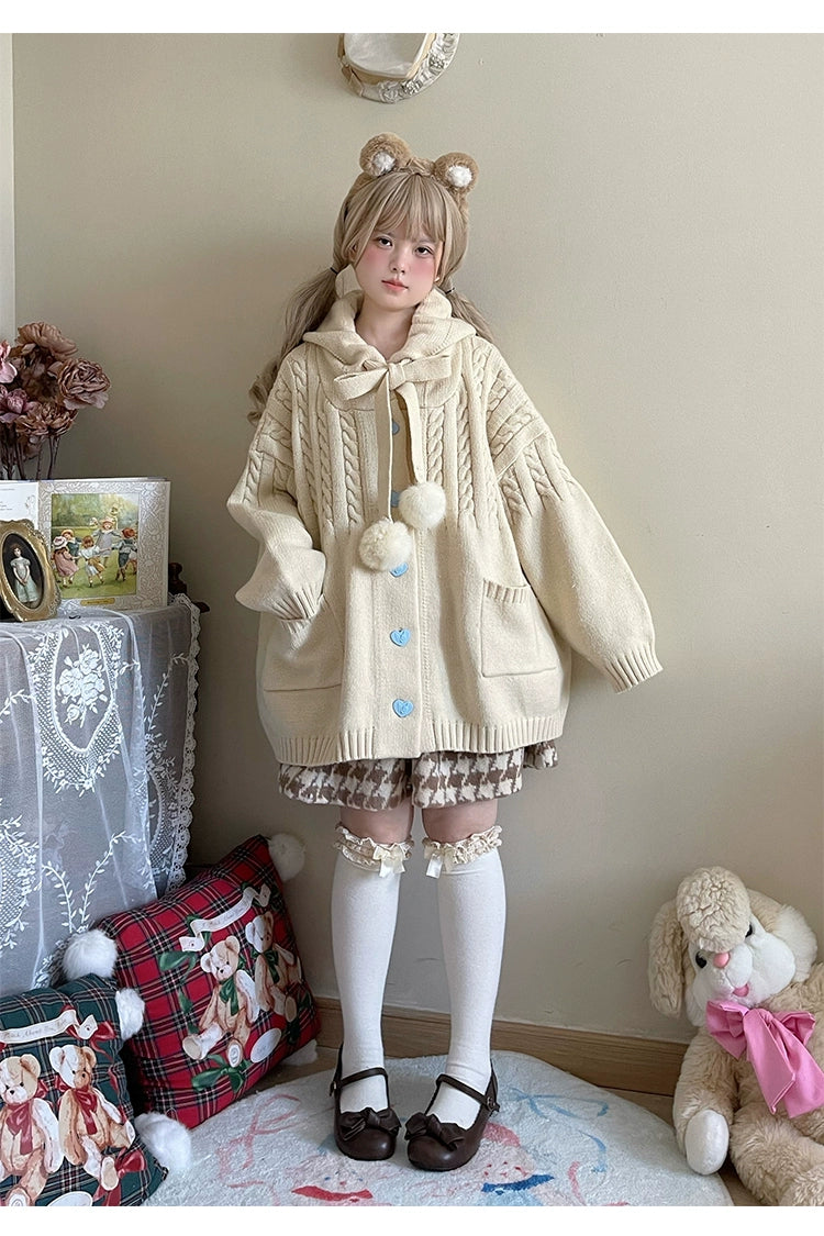 Kawaii Oversized Cardigan Sweater Coat Multicolor - Image 41