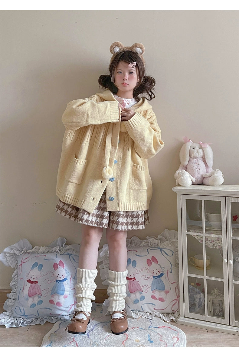 Kawaii Oversized Cardigan Sweater Coat Multicolor - Image 25