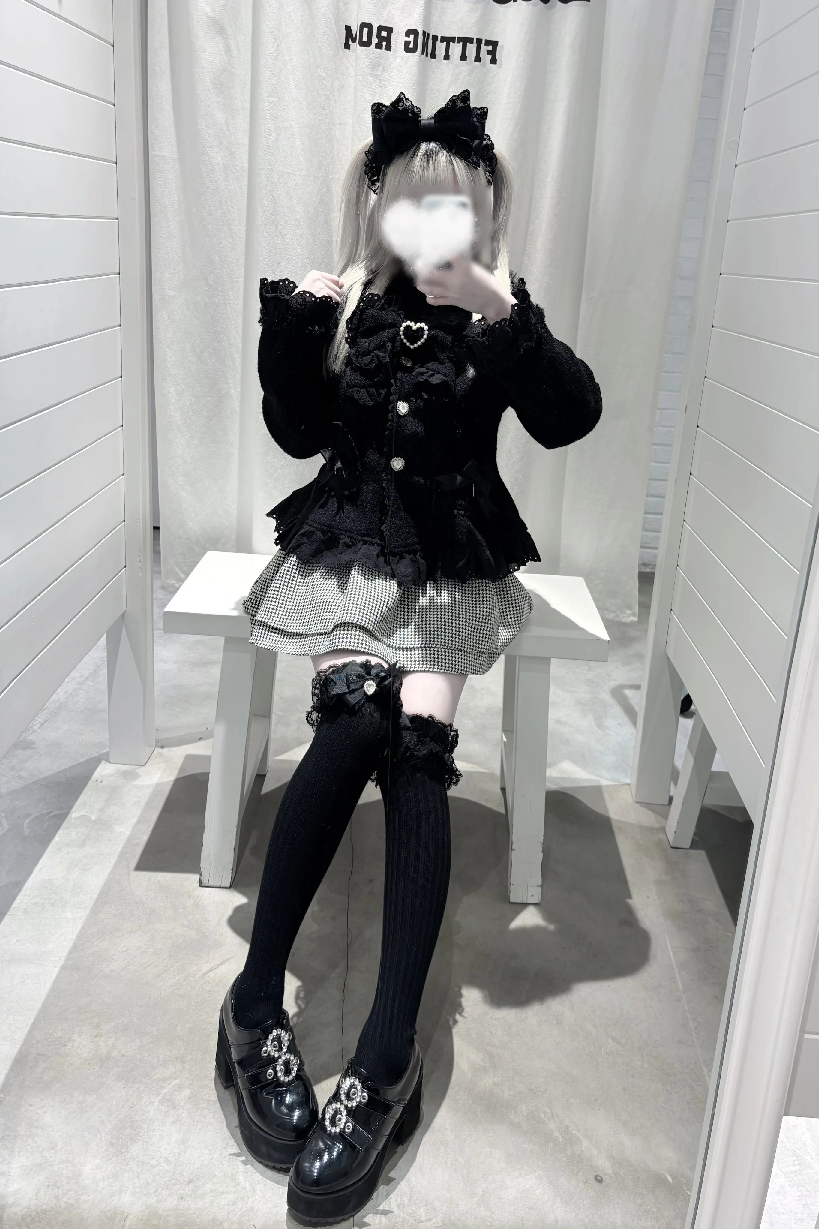 Ryousangata Jirai Kei wool coat care instructions and maintenance tips, fabric composition details and proper cleaning guidelines