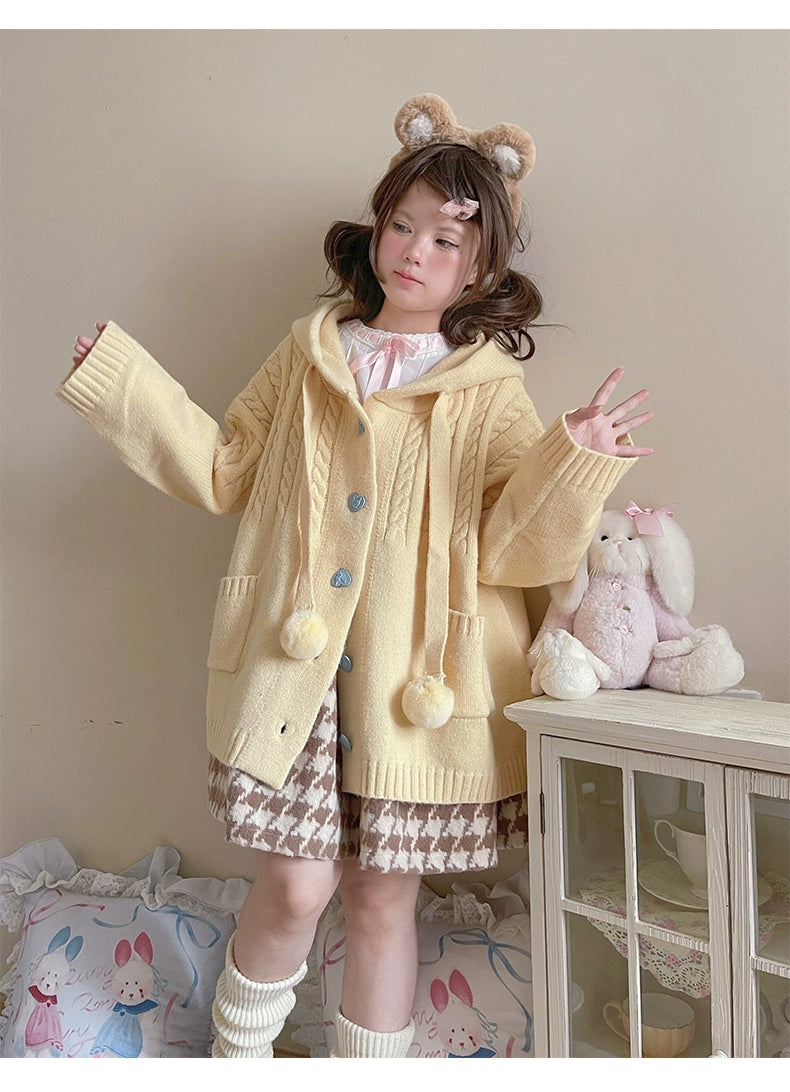 Kawaii Oversized Cardigan Sweater Coat Multicolor - Image 192