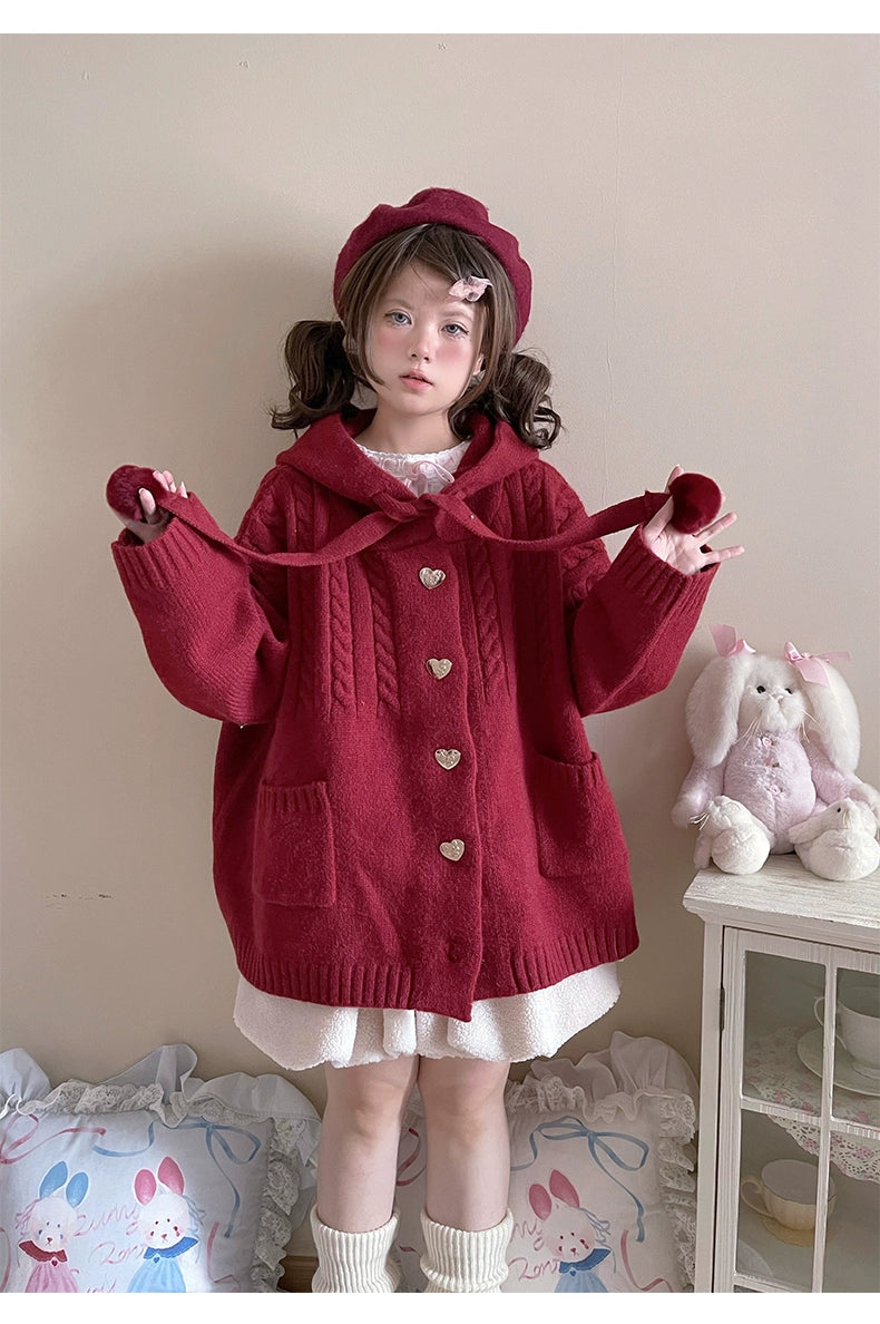 Kawaii Oversized Cardigan Sweater Coat Multicolor - Image 28