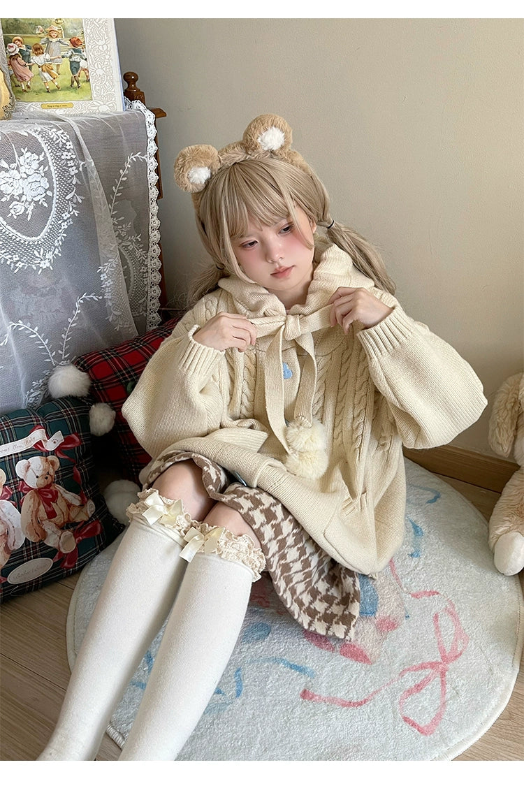 Kawaii Oversized Cardigan Sweater Coat Multicolor - Image 204