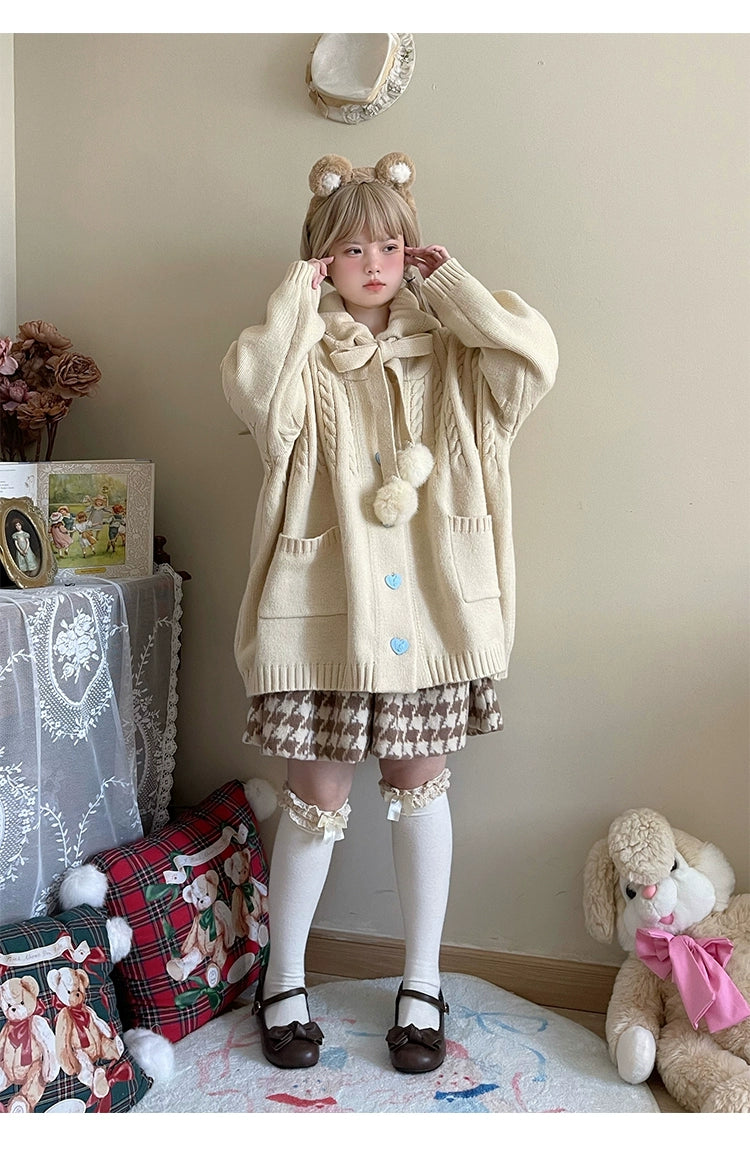 Kawaii Oversized Cardigan Sweater Coat Multicolor - Image 39