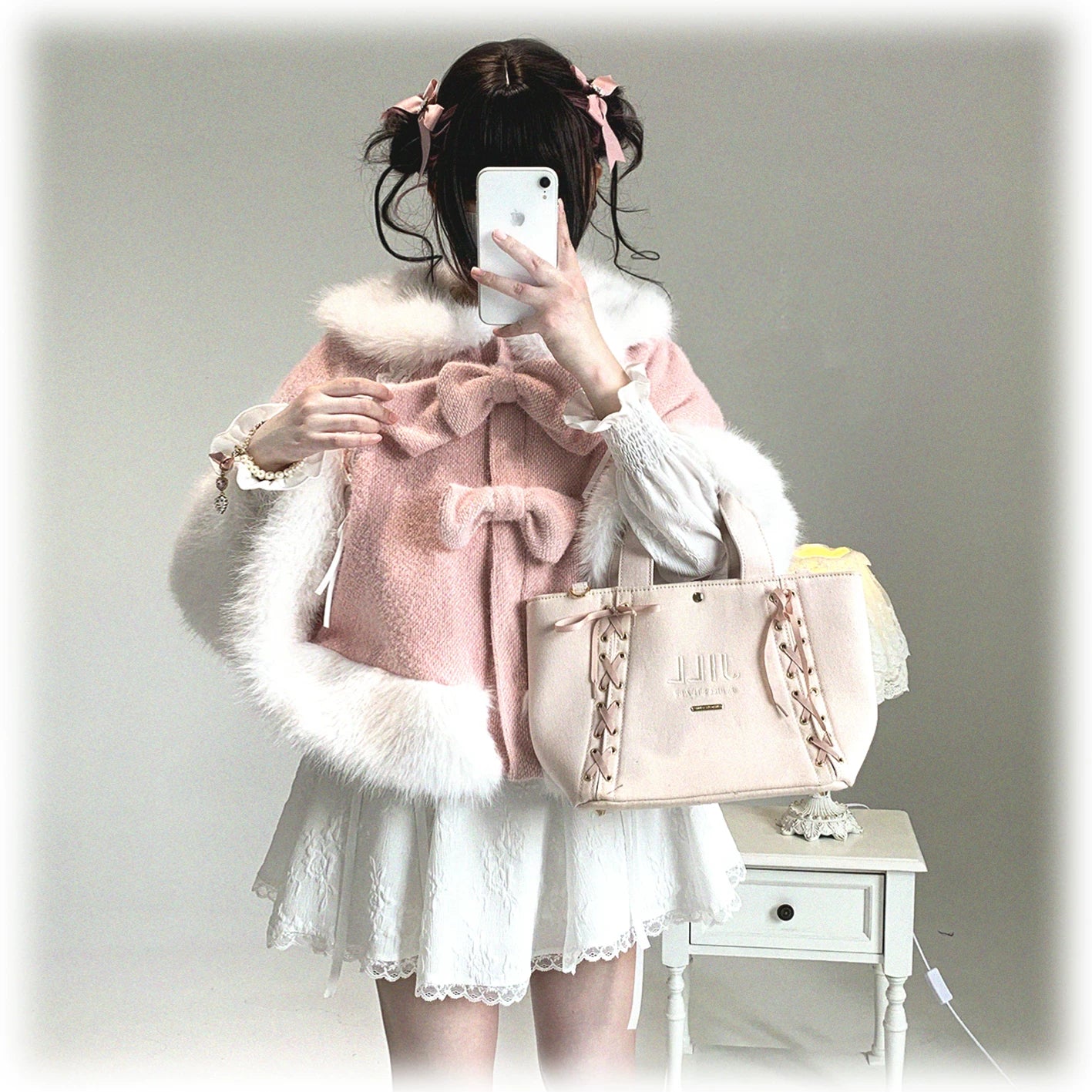 Jirai Kei bunny ear winter cape artist collaboration highlight showing designer story and creative vision