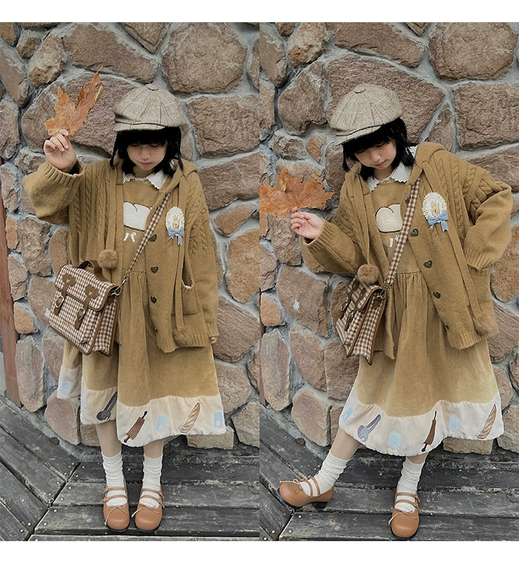 Kawaii Oversized Cardigan Sweater Coat Multicolor - Image 110