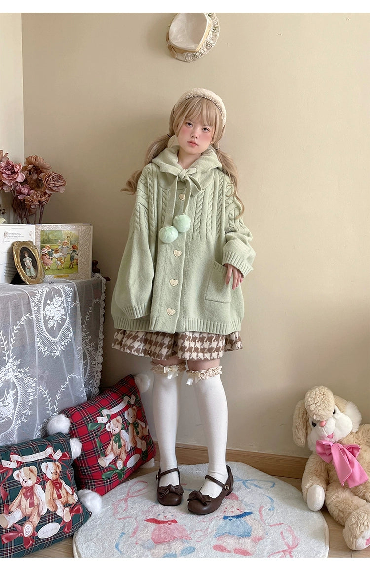 Kawaii Oversized Cardigan Sweater Coat Multicolor - Image 116