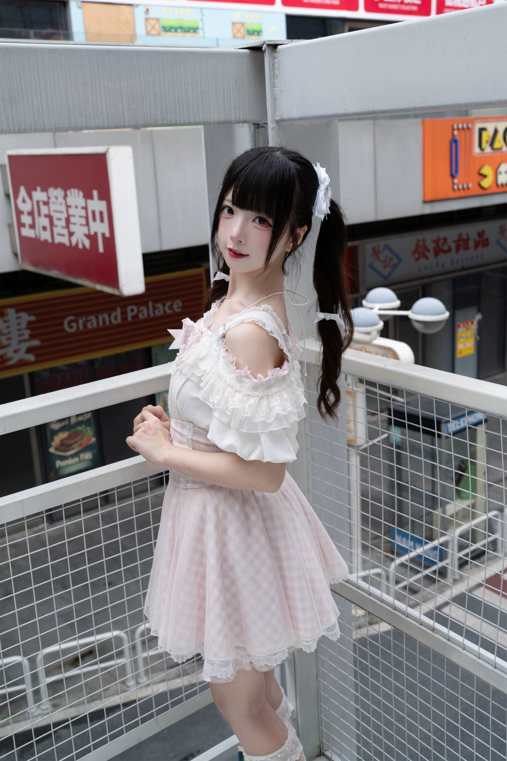 Ryousangata modular components display blouse skirt shorts collar bow separates Jirai Kei customization options individual piece styling flexibility