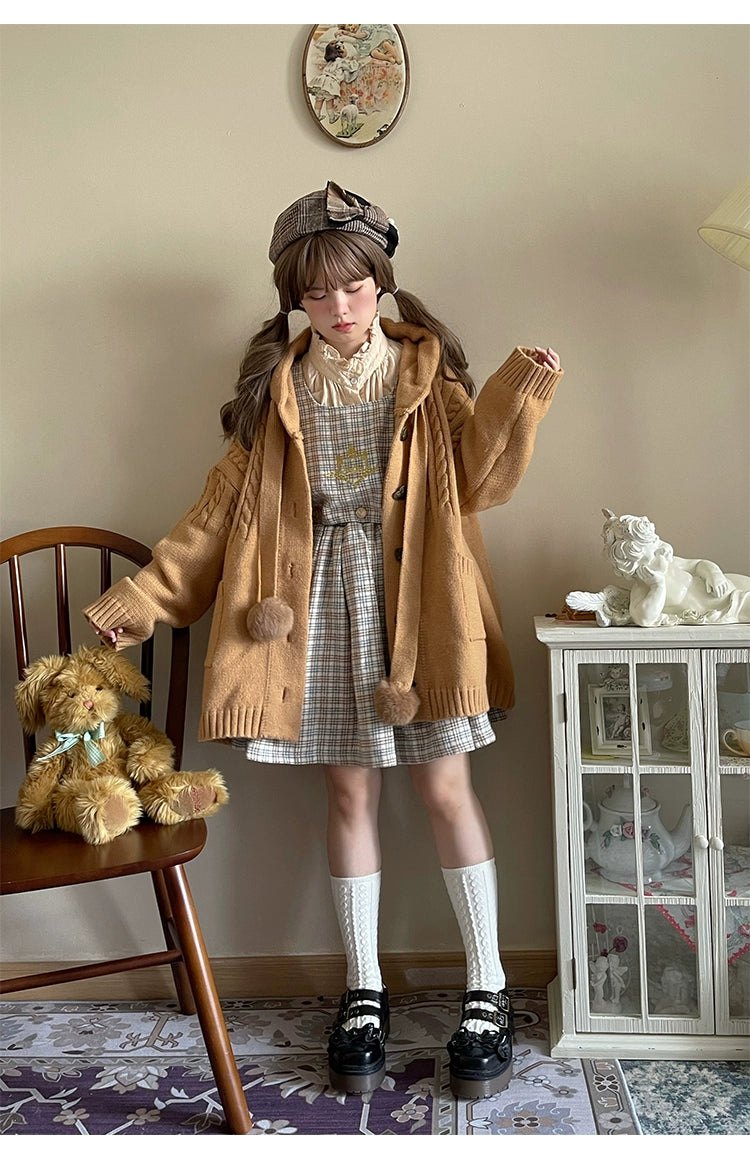 Kawaii Oversized Cardigan Sweater Coat Multicolor - Image 112
