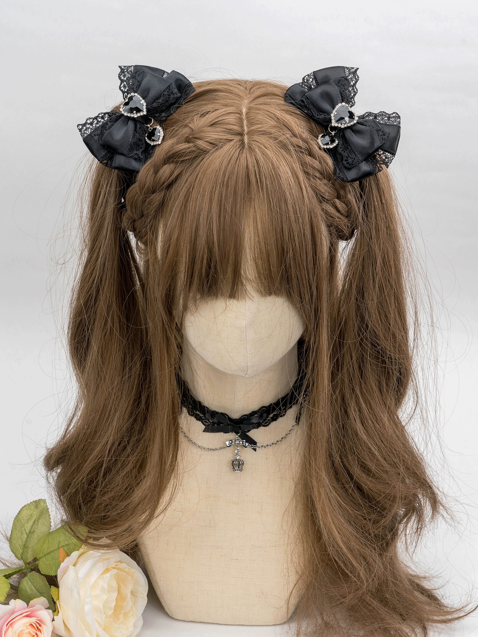 jirai kei lace bow hair clip styling ideas coordinate examples kawaii fashion recommendations