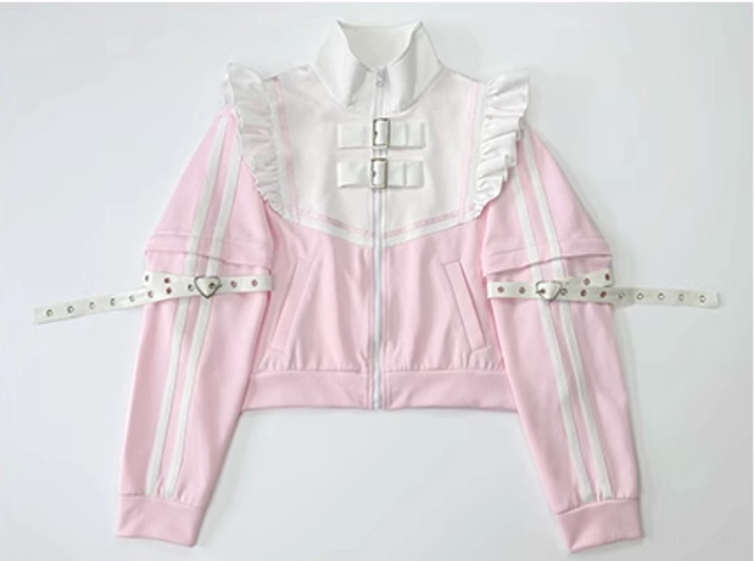 Aqua color Tenshi Kaiwai jacket Y2K pure celestial innocence ethereal dreamlike vibe