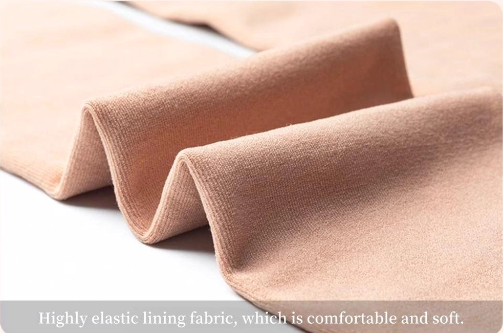 Beige velvet tights size chart and measurements - comprehensive guide for all three style variants showing centimeter and inch conversions for fit accuracy