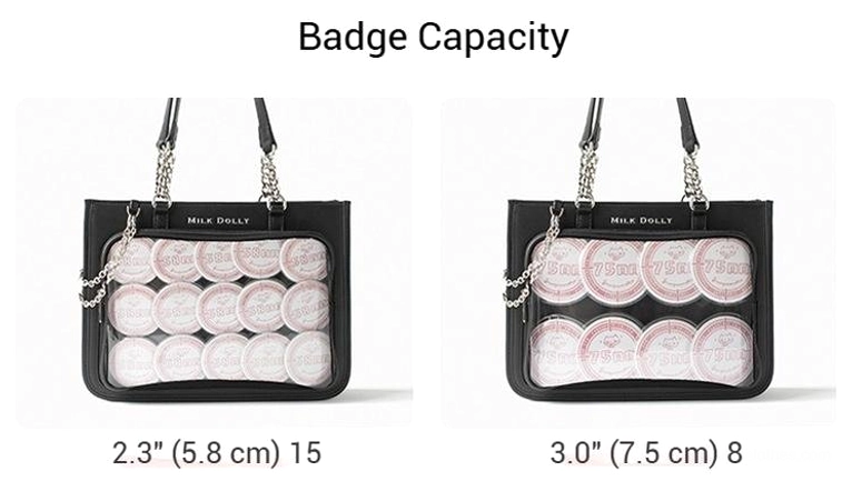 Checkered jirai kei ita bag interior construction quality showing durable pu leather and reinforced stitching details