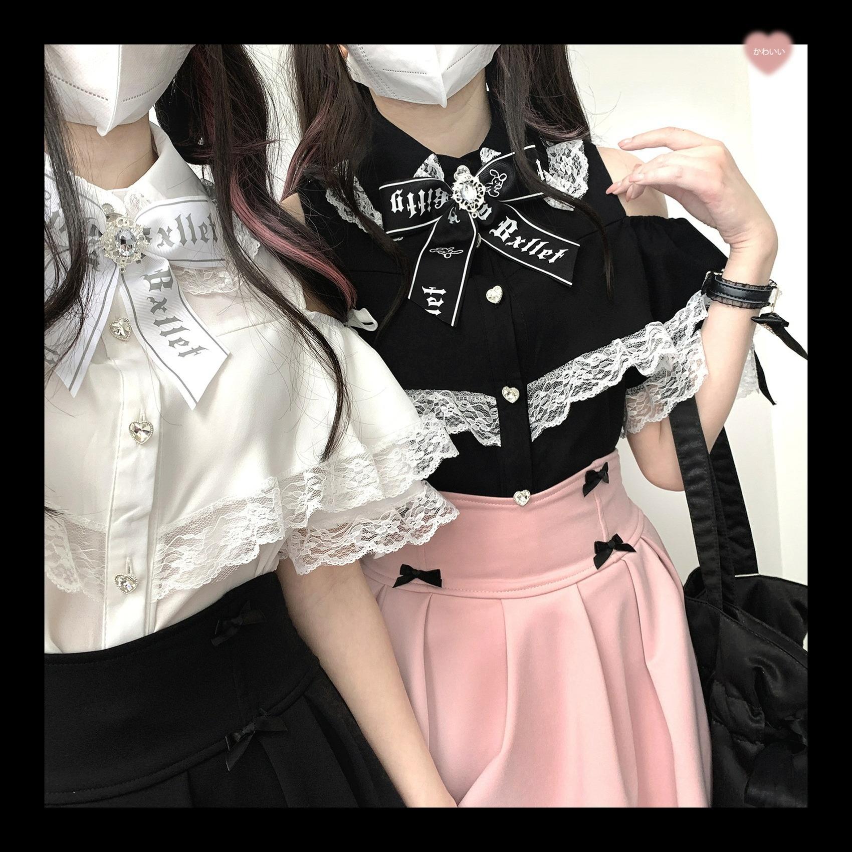 Jirai Kei lace off-shoulder blouse cultural aesthetic and fashion movement representation modern styling