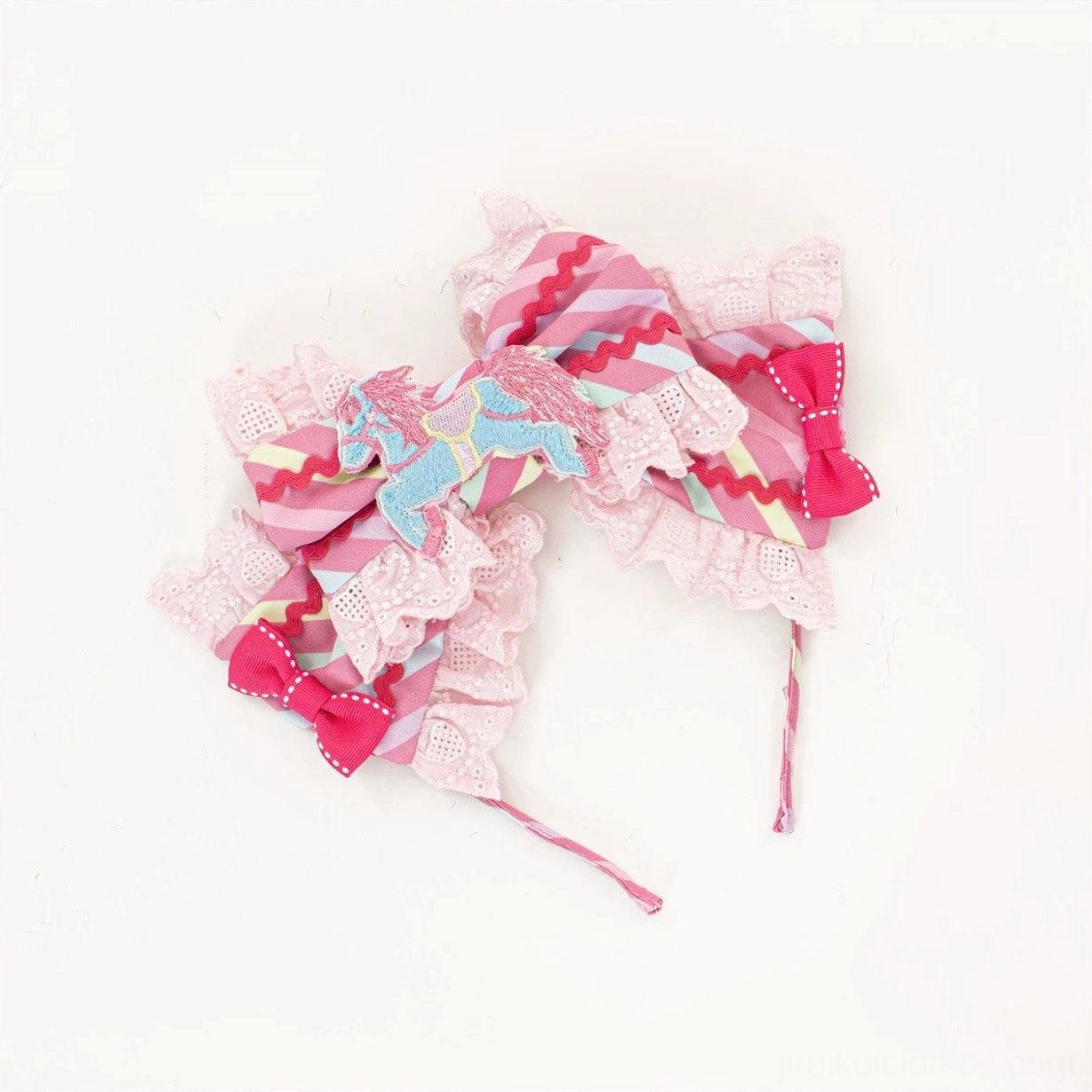 Hair clip accessory set from carousel sweet Lolita dress collection showing decorative detail and quality craftsmanship