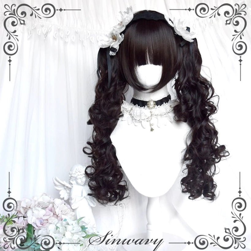 Jirai Kei black curly wig care and maintenance instructions hand washing and curl restoration techniques
