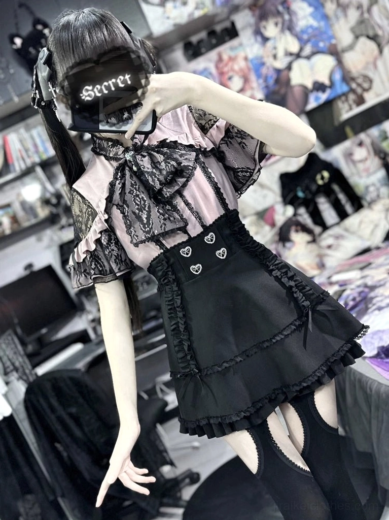 Jirai kei lace blouse care and maintenance tips showing proper washing and storage for longevity with detailed instructions