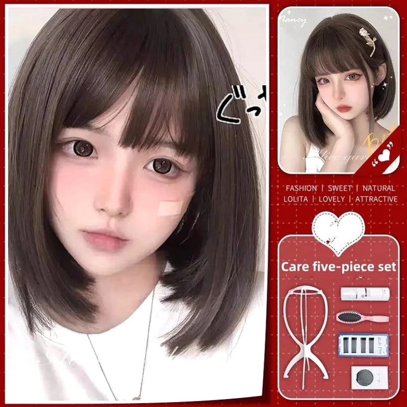 Jirai Kei short bob wig styling versatility multiple angles and styling options showcasing adaptability