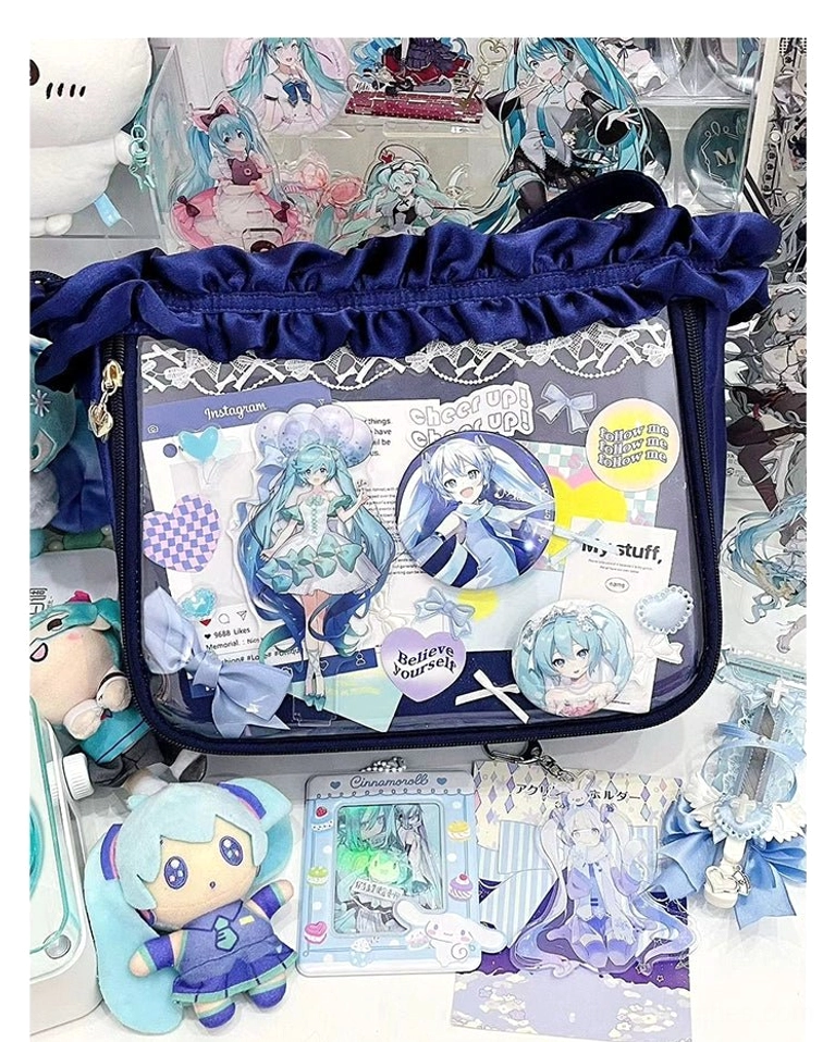 Jirai Kei bouquet itabag care and maintenance guide showing proper cleaning storage and hardware care instructions