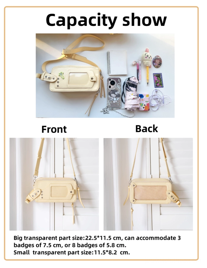 Jirai kei brick itabag final product shot showing complete finished quality ready for shipment packaging