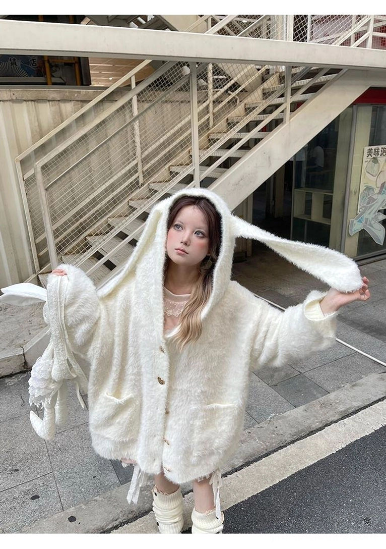 Pastel jirai kei cardigan bundle styling multiple colors shown together color coordination