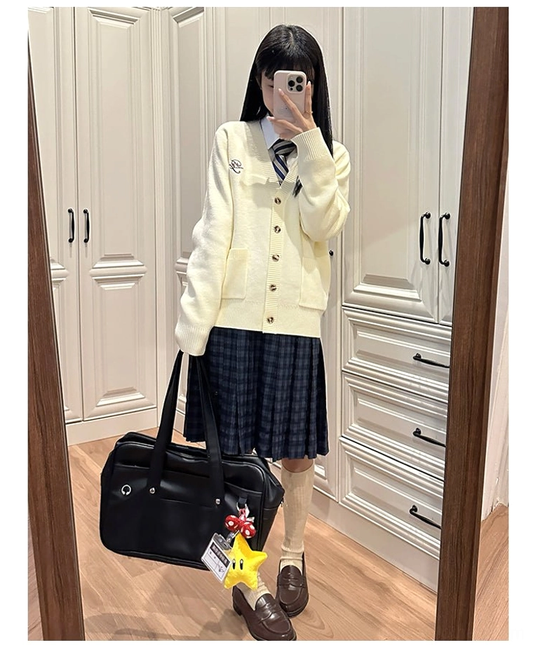 Jirai Kei cardigan size chart and fit guide measurement reference all sizes