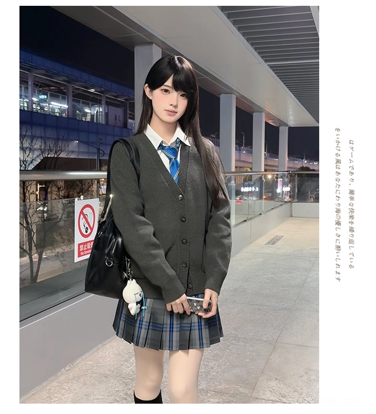Jirai Kei cardigan sleeve length detail measurement all sizes inches centimeters