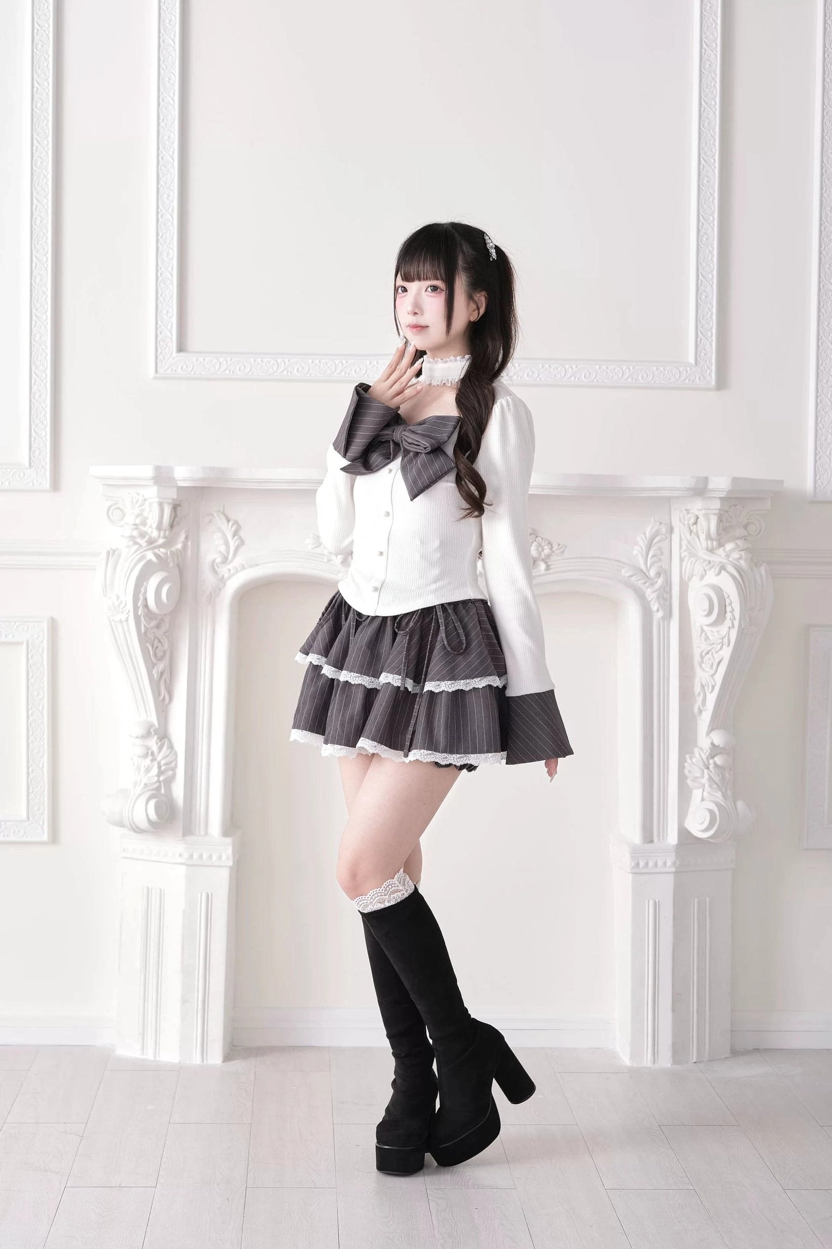 Jirai Kei choker knit top styling guide outfit coordination fashion editorial