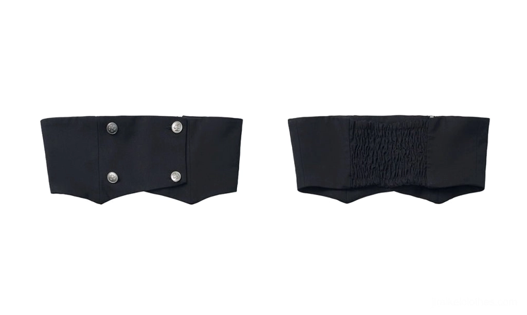 Jirai Kei complete two-piece set with waist chain all pieces together showing modular styling options