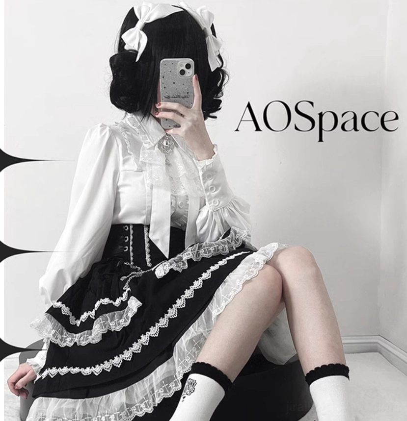 Jirai Kei Gothic Lolita blouse skirt set care instructions washing drying storage tips