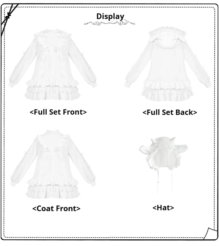 Jirai Kei hooded jacket premium polyester construction durable quality material