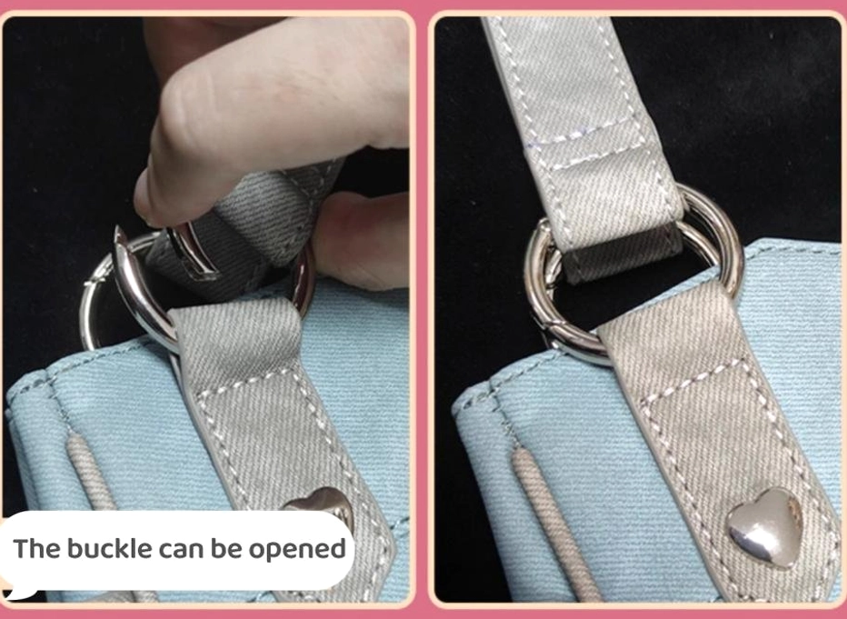 Jirai Kei ita shoulder bag versatility showcase showing multiple styling options and occasions from casual daily wear to special events