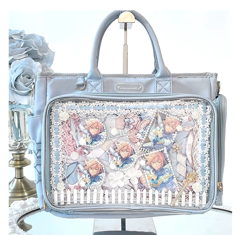 Jirai Kei itabag anime convention fan event collectible display portable character showcase bag