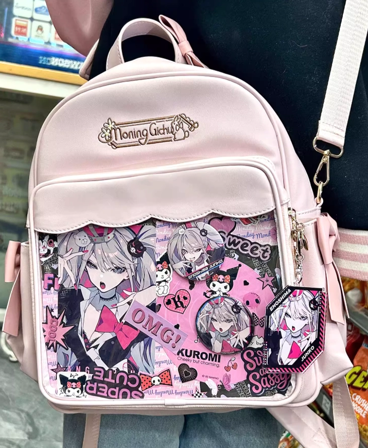 Jirai Kei kawaii backpack collection display fashion statement wearable gallery anime merchandise
