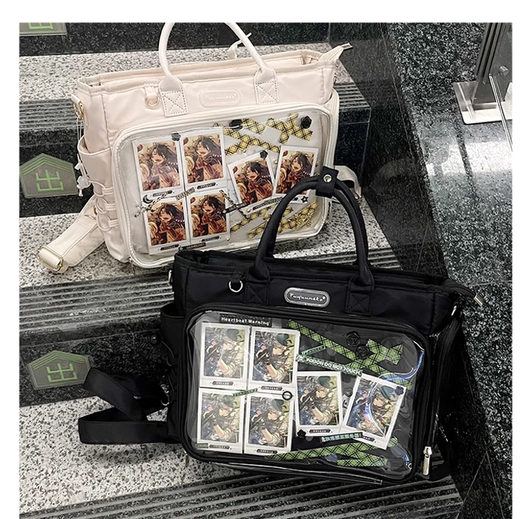 Jirai Kei itabag convertible carrying hand-held crossbody shoulder portable anime display