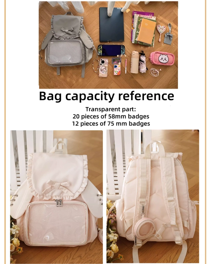 Jirai Kei itabag backpack international shipping and delivery timeline information