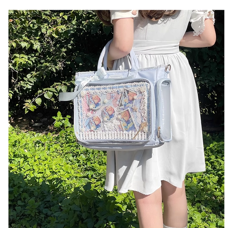 Jirai Kei itabag protective padding compartmentalization figure collision damage prevention