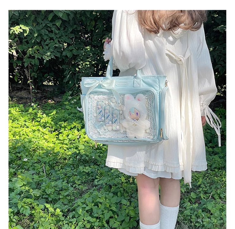 Jirai Kei itabag strap attachment weight distribution daily wear maintenance adjustable straps