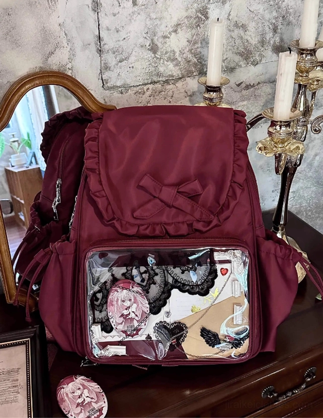 Jirai Kei bunny ear itabag backpack weather protection in rain and moisture conditions