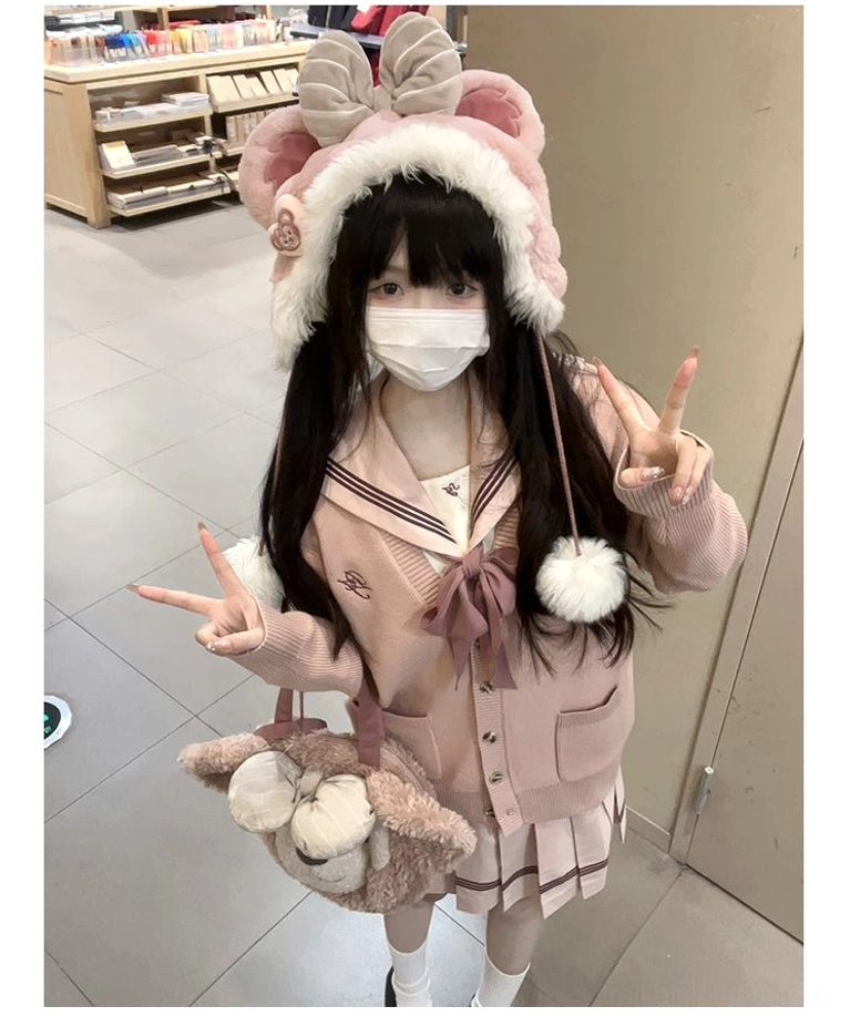 Jirai Kei Kansai collar sailor uniform cardigan complementary styling coordination