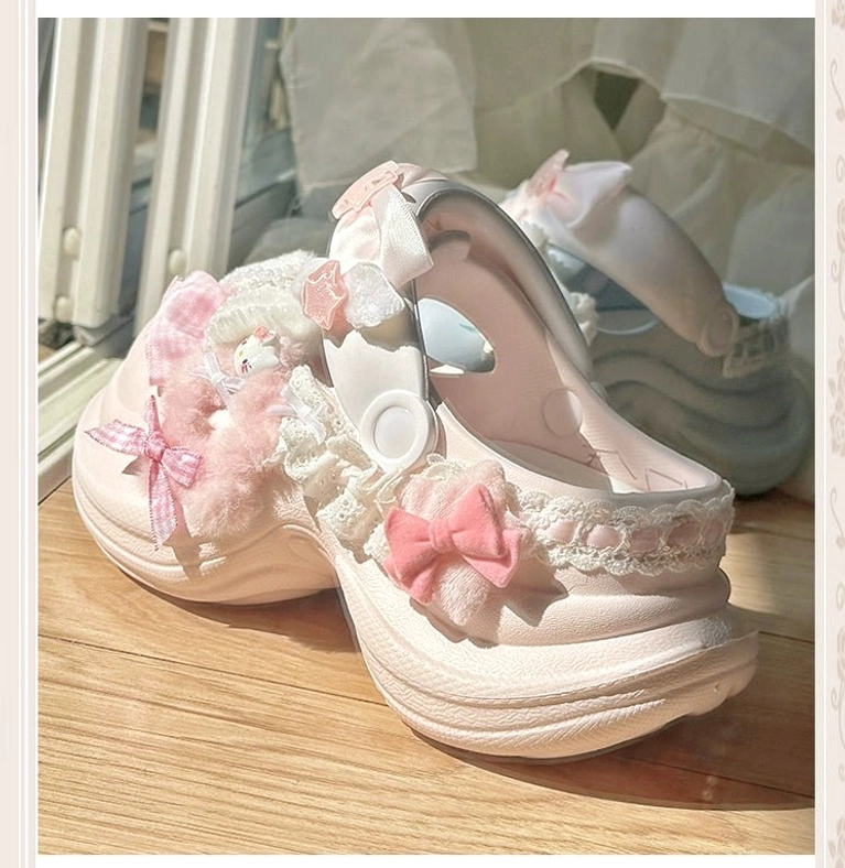 Jirai Kei kawaii clog sandals celebration of individuality, self-expression, cute yet rebellious design, perfect for fashion enthusiasts and subculture communities