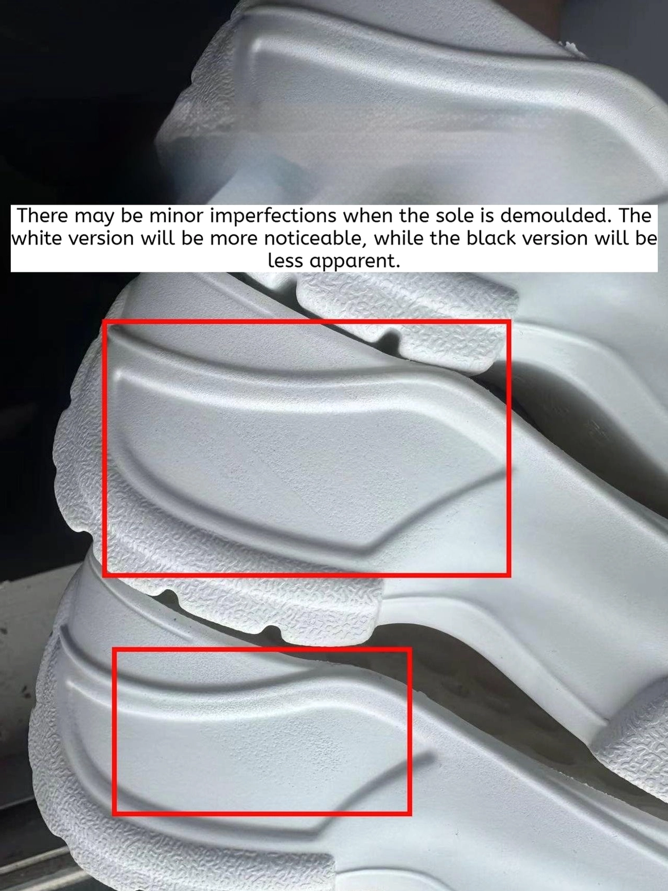 Thick platform shoe sole close-up side view chunky polyurethane foam platform design construction jirai kei aesthetic