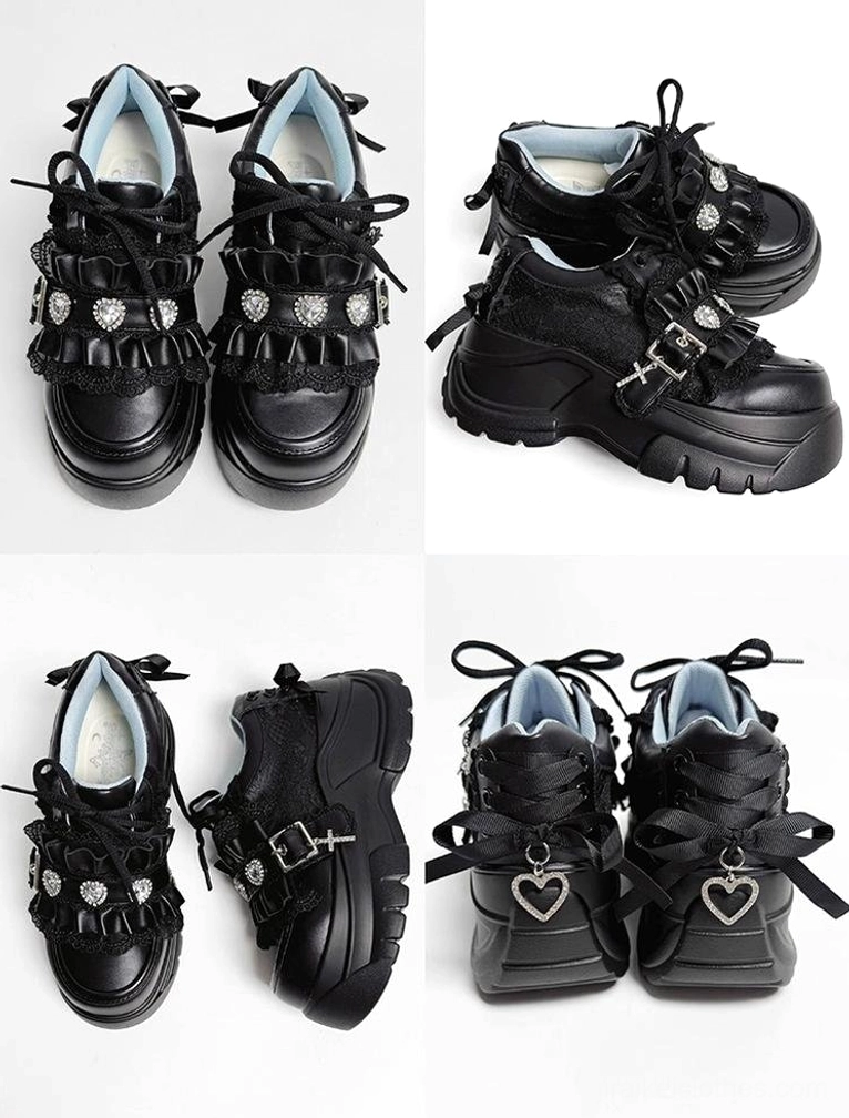 Jirai kei platform shoes with styling accessories coordinate ideas gothic subculture fashion recommendations