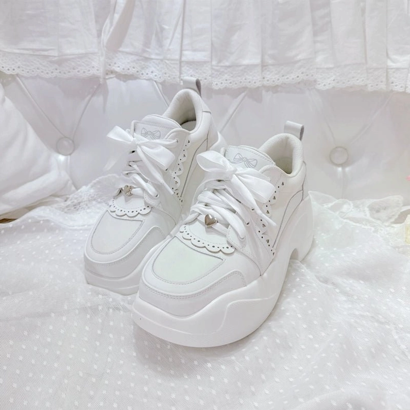 Jirai Kei platform sneakers care maintenance guide preservation durability cowhide ruffle cleaning storage recommendations